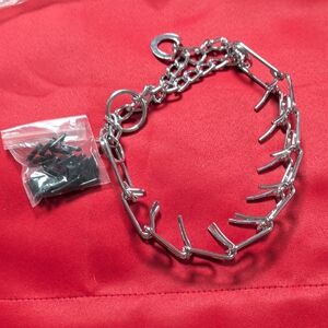 Silver Metal Chain Collar